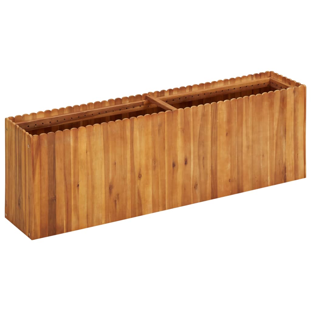 Garden Raised Bed Solid Acacia Wood