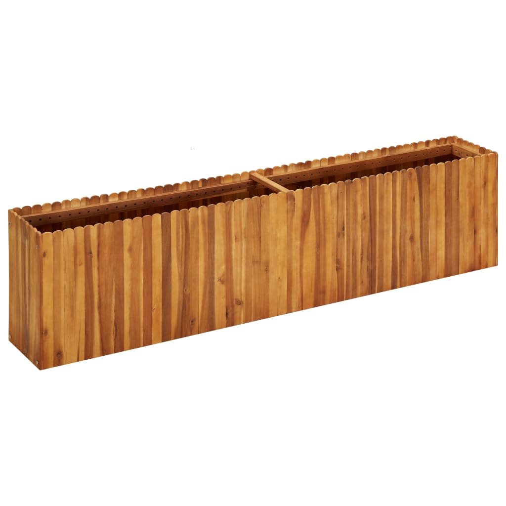 Garden Raised Bed Solid Acacia Wood