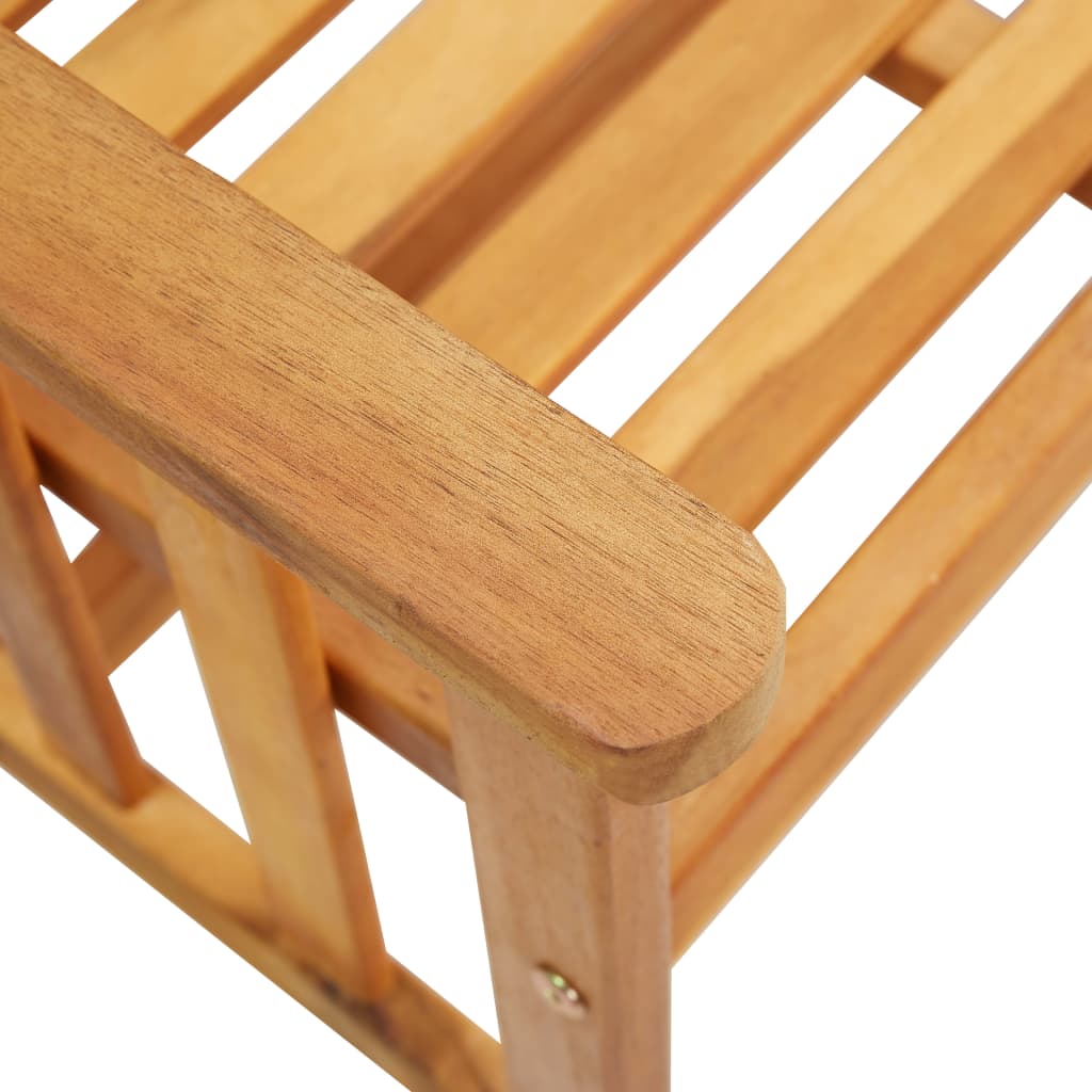 Garden Chairs With Tea Table 159X61X92 Cm Solid Acacia Wood