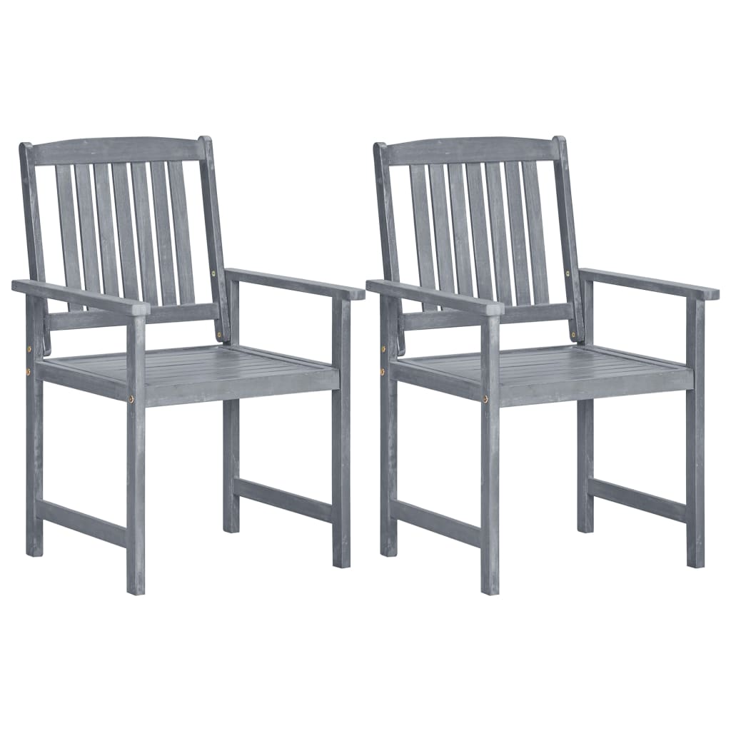 Garden Chair | Set Of 8 | | Solid Acacia Wood | Standard | Durable