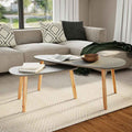 Coffee Tables 2 Pcs Solid Pinewood