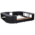 Square Spa Surround 268 X 268 X 55 Cm Poly Rattan