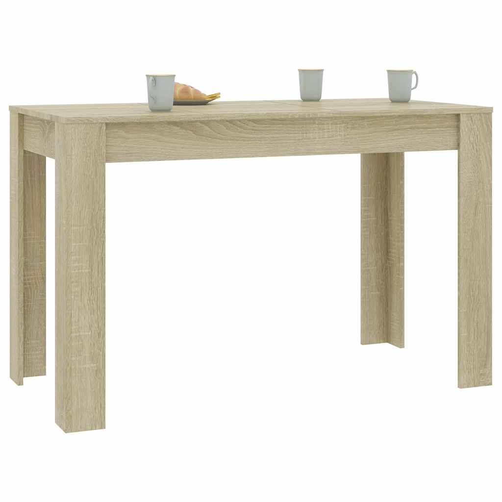 Dining Table 120X60X76 Cm Engineered Wood