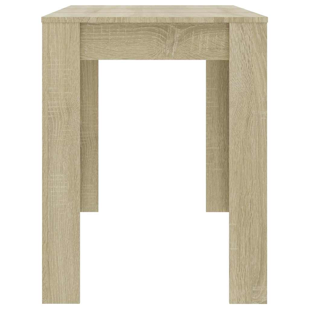 Dining Table 120X60X76 Cm Engineered Wood