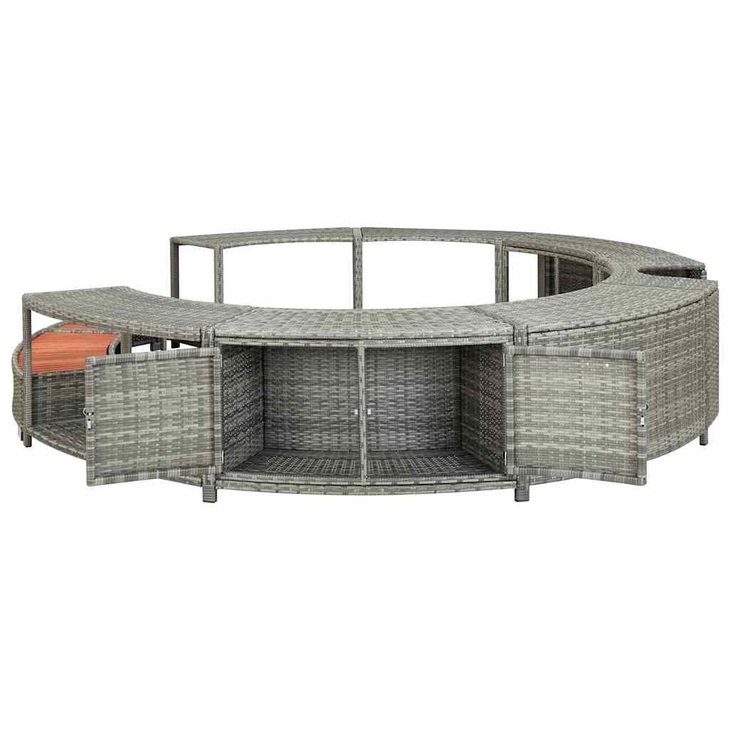 Hot Tub Surround Poly Rattan