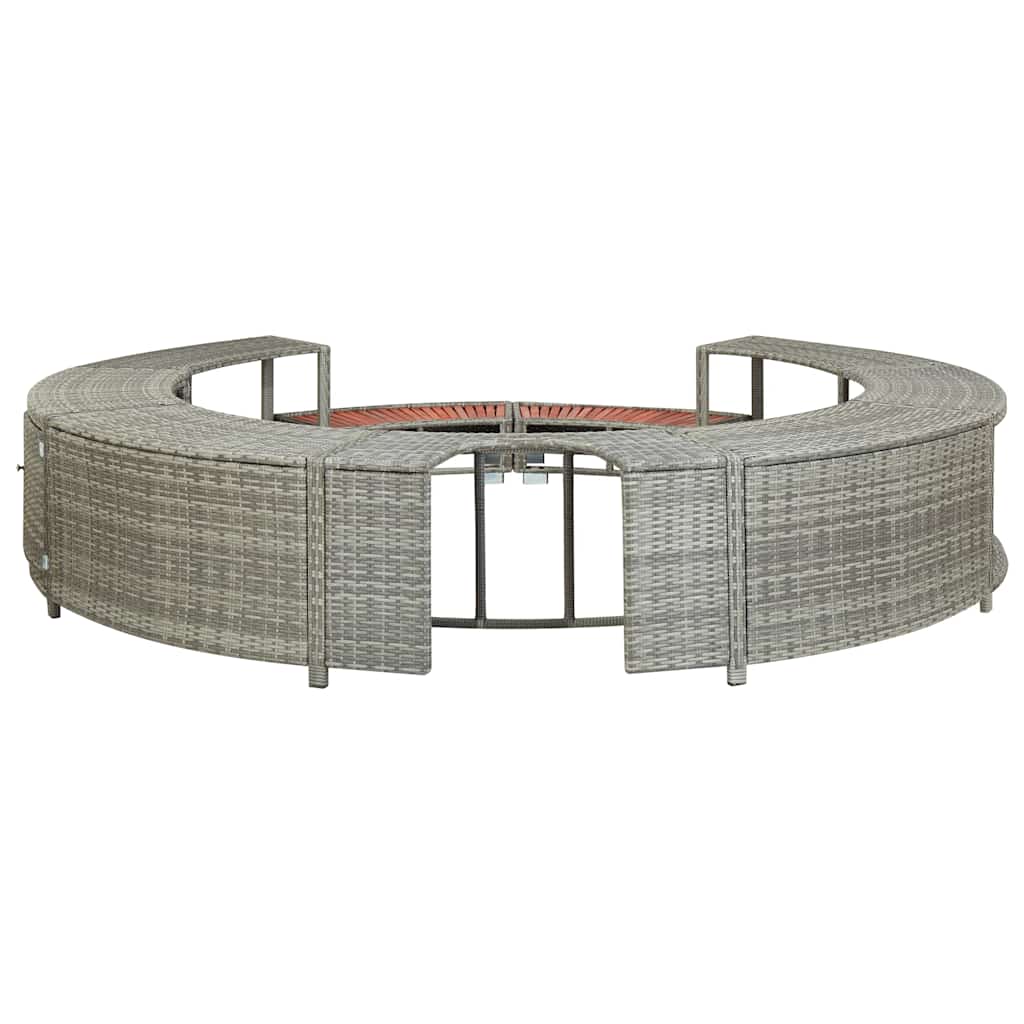 Hot Tub Surround Poly Rattan