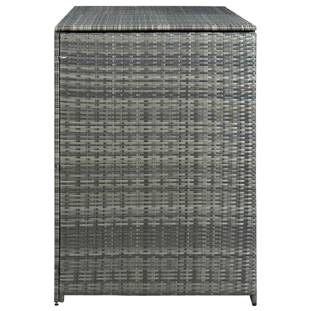 Sheds Garages & Carports Double Wheelie Bin Storage Shed Rattan Garden Store 148