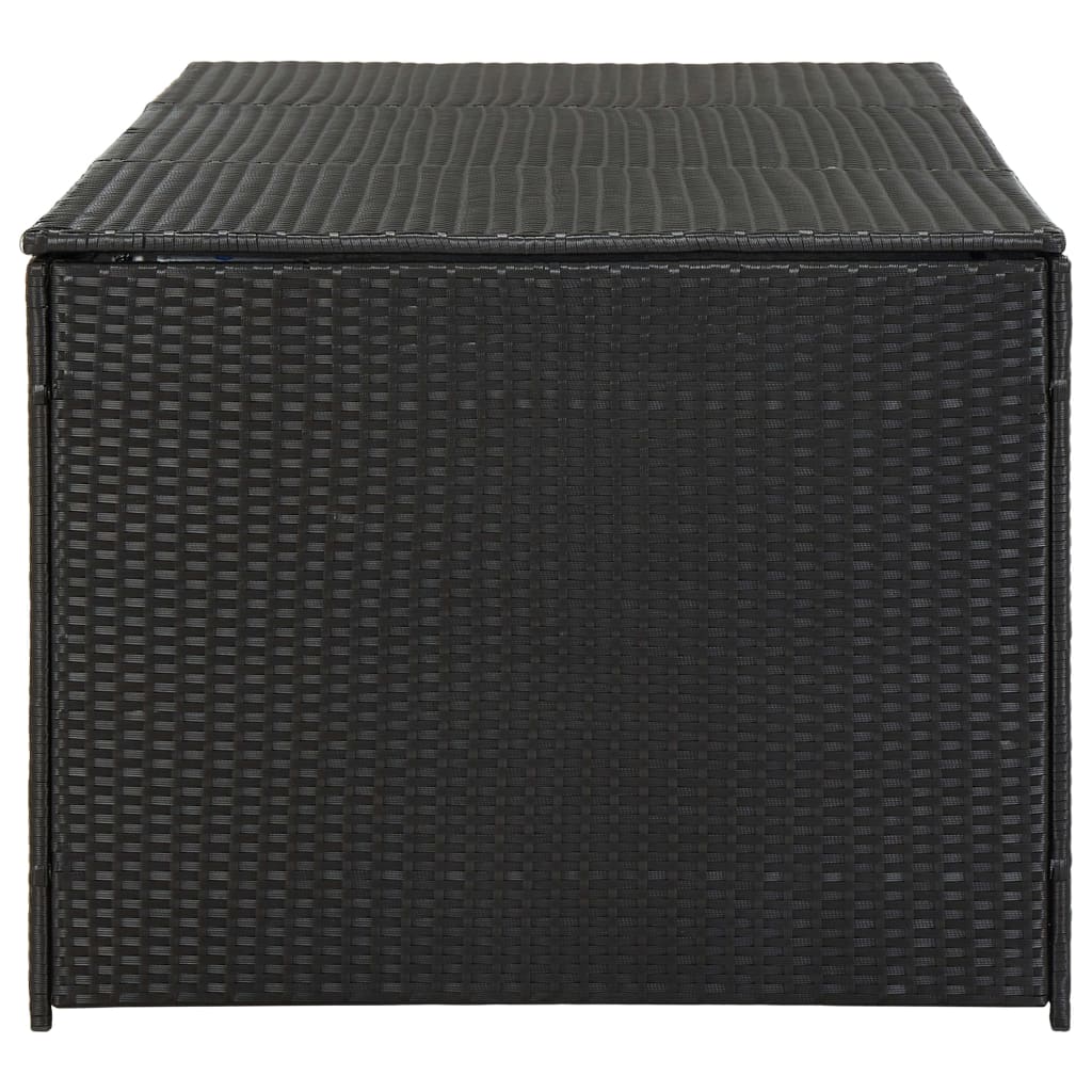 Garden Storage Box Poly Rattan