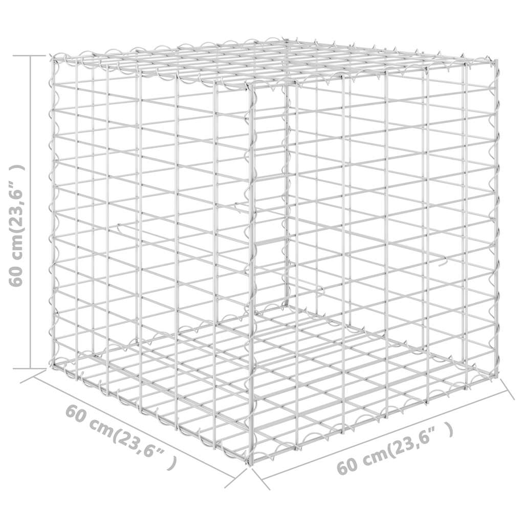 Cube Gabion Raised Bed Steel Wire