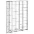 Planter Gabion Raised Bed Stone Basket Galvanised Steel Garden Border Silver LED