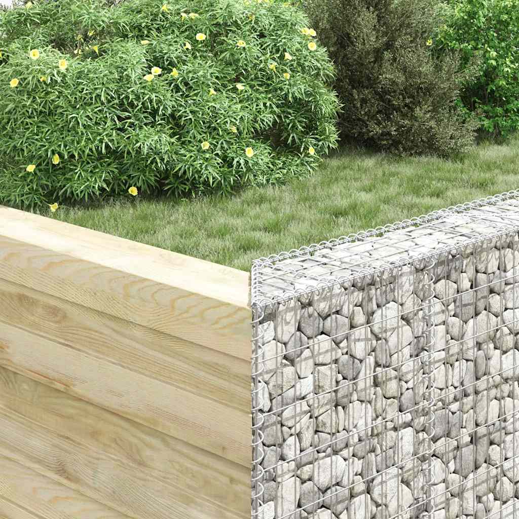 Trapezium Gabion Raised Bed Galvanised Steel
