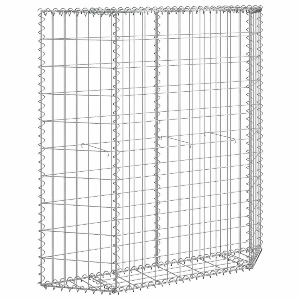 Trapezium Gabion Raised Bed Galvanised Steel