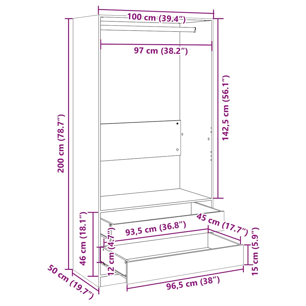 Wardrobe Engineered Wood