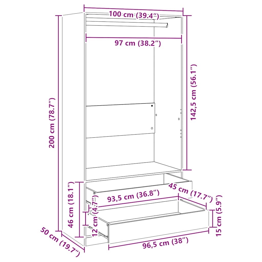 Wardrobe Engineered Wood