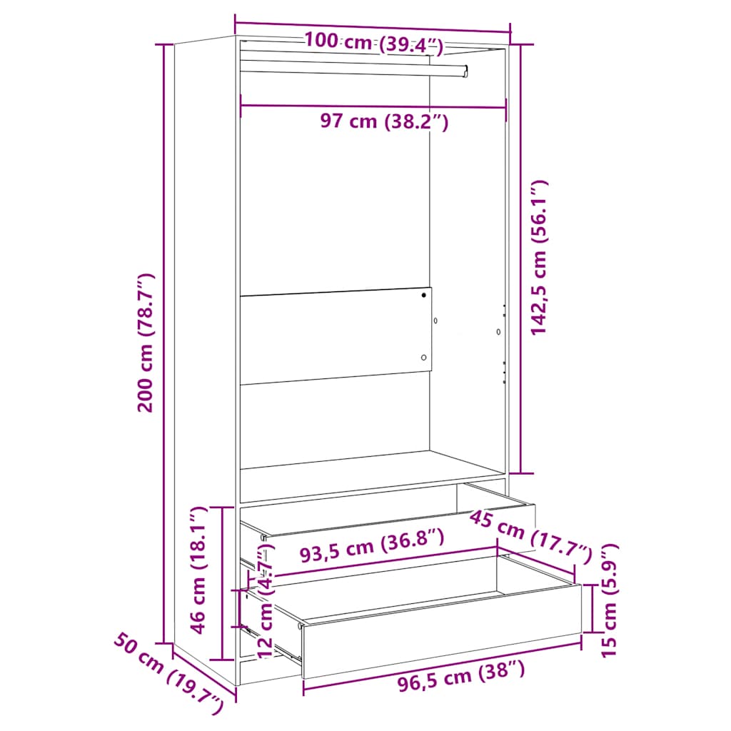 Wardrobe Engineered Wood
