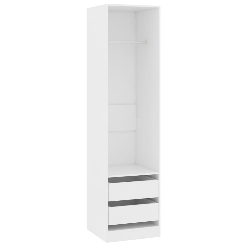 Wardrobe With Drawers Engineered Wood