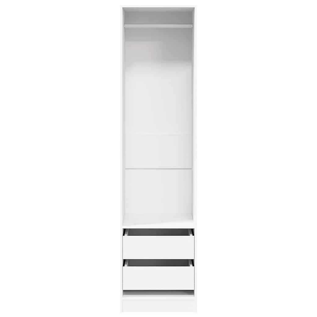Wardrobe With Drawers Engineered Wood