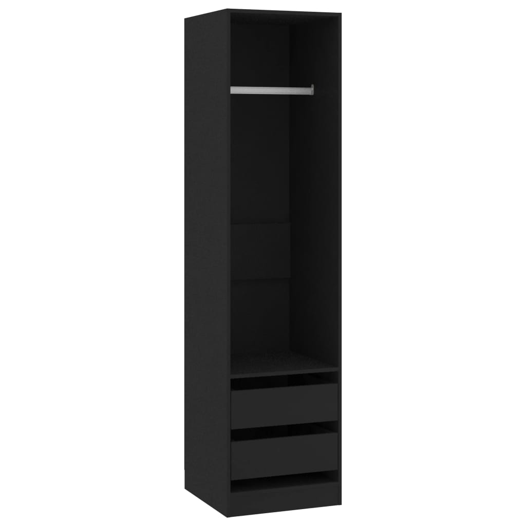 Wardrobe With Drawers Engineered Wood