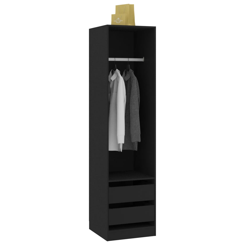 Wardrobe With Drawers Engineered Wood