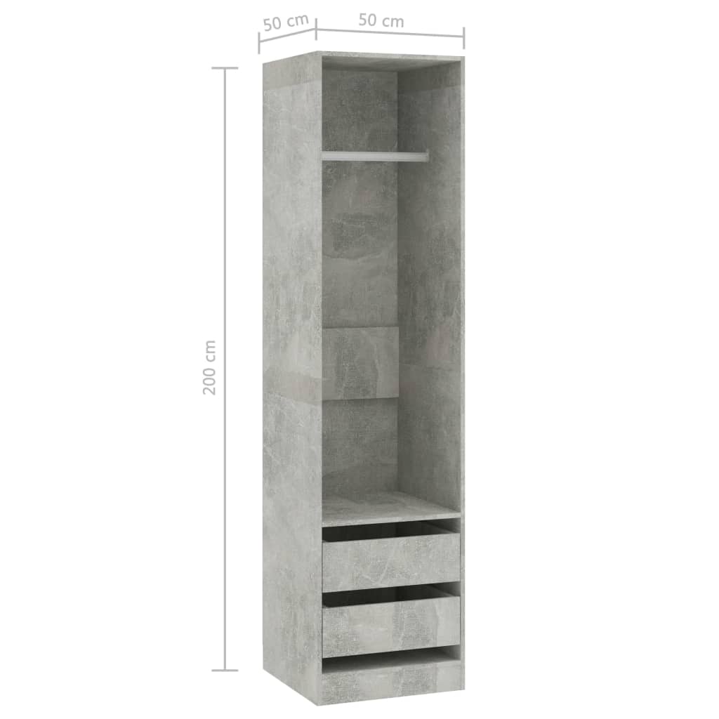 Wardrobe With Drawers Engineered Wood