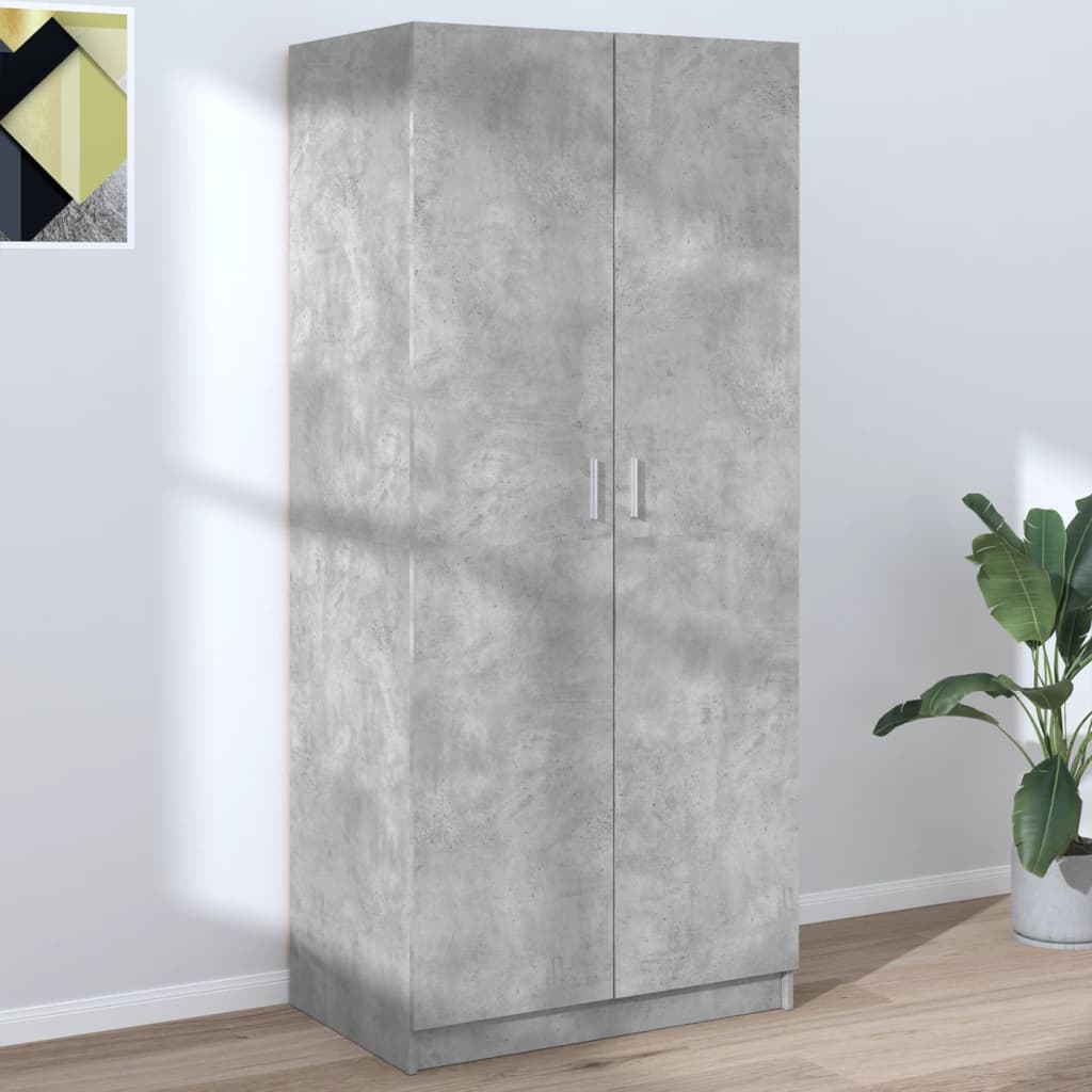Wardrobe 80X50X180 Cm Engineered Wood