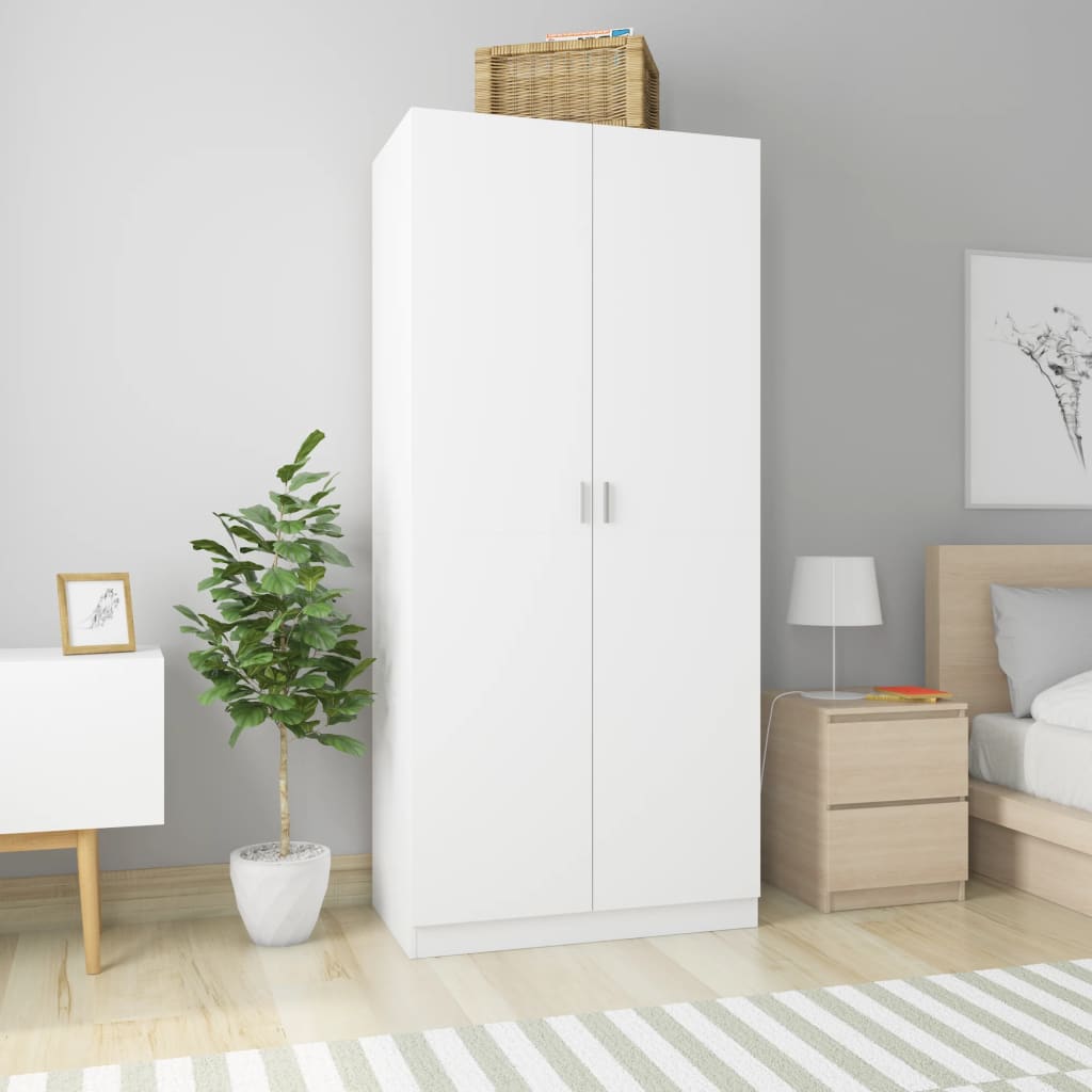 Wardrobe 90X50X200 Cm Engineered Wood