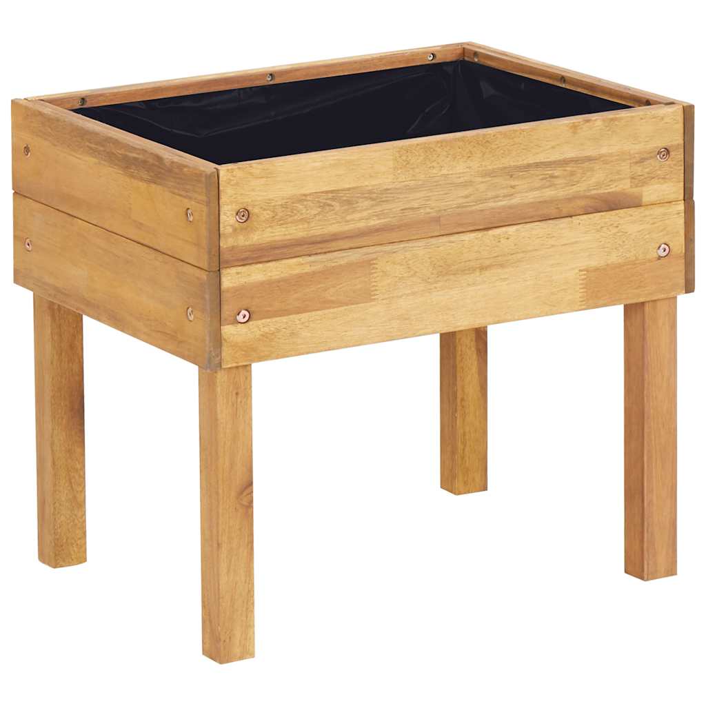 Planter Acacia Wood Raised Garden Box 50cm Outdoor Flower Vegetable Bed 78.5 x 5
