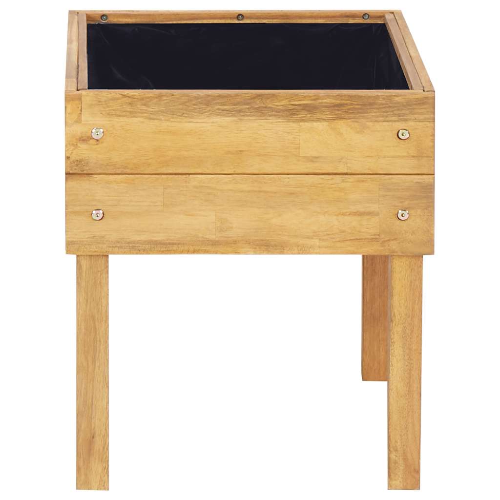Planter Acacia Wood Raised Garden Box 50cm Outdoor Flower Vegetable Bed 78.5 x 5