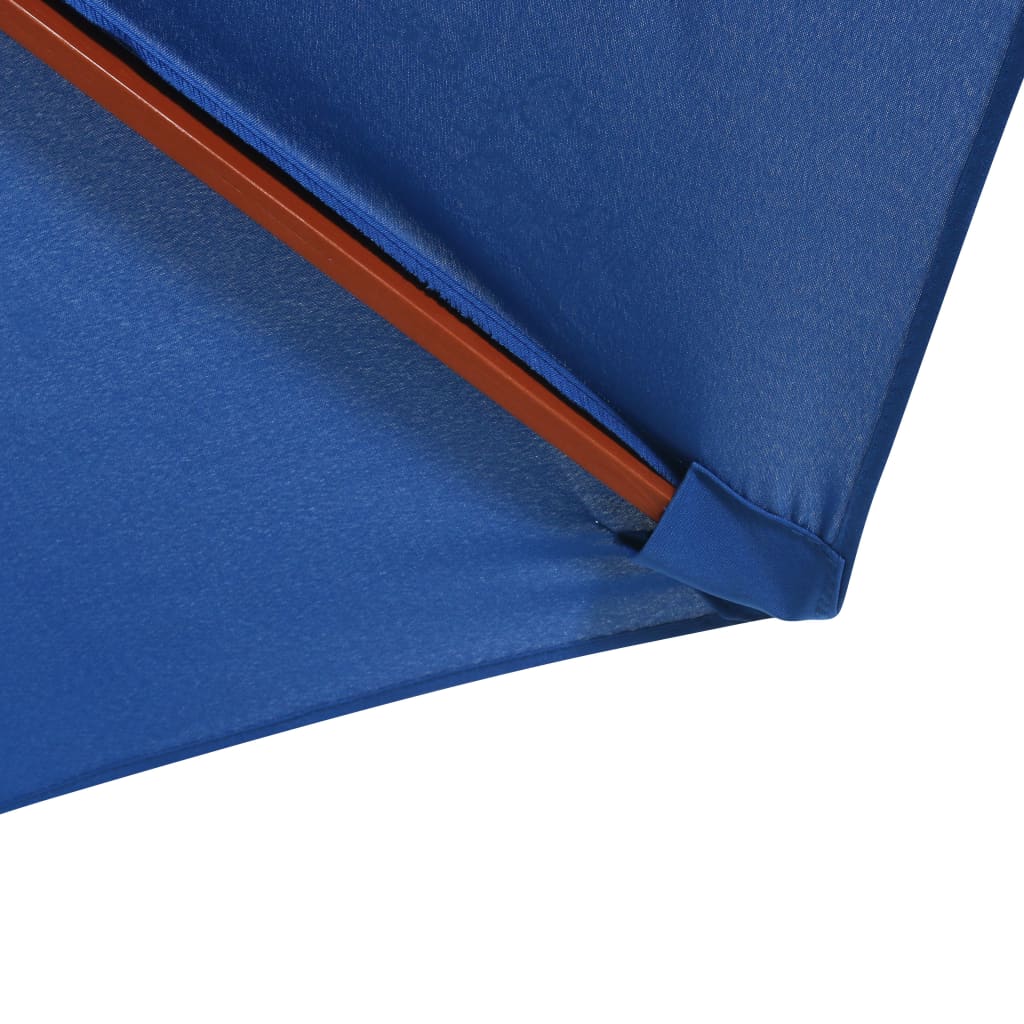 Garden Parasol With Wooden Pole 300X258 Cm