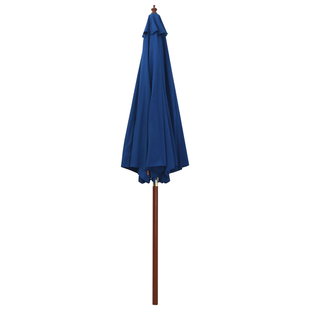 Garden Parasol With Wooden Pole 300X258 Cm