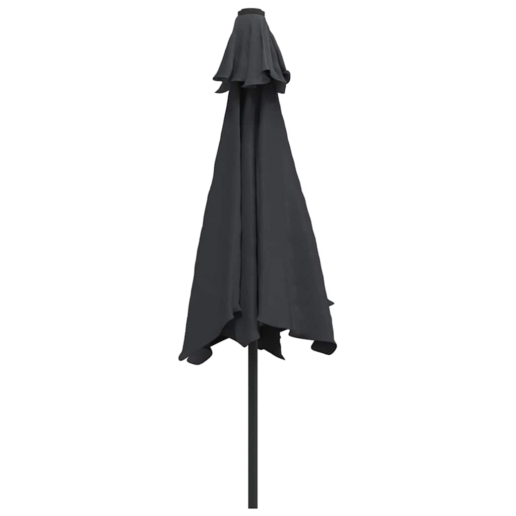 Garden Parasol Terracotta 3m Patio Umbrella Crank Tilt Outdoor Shade azure black