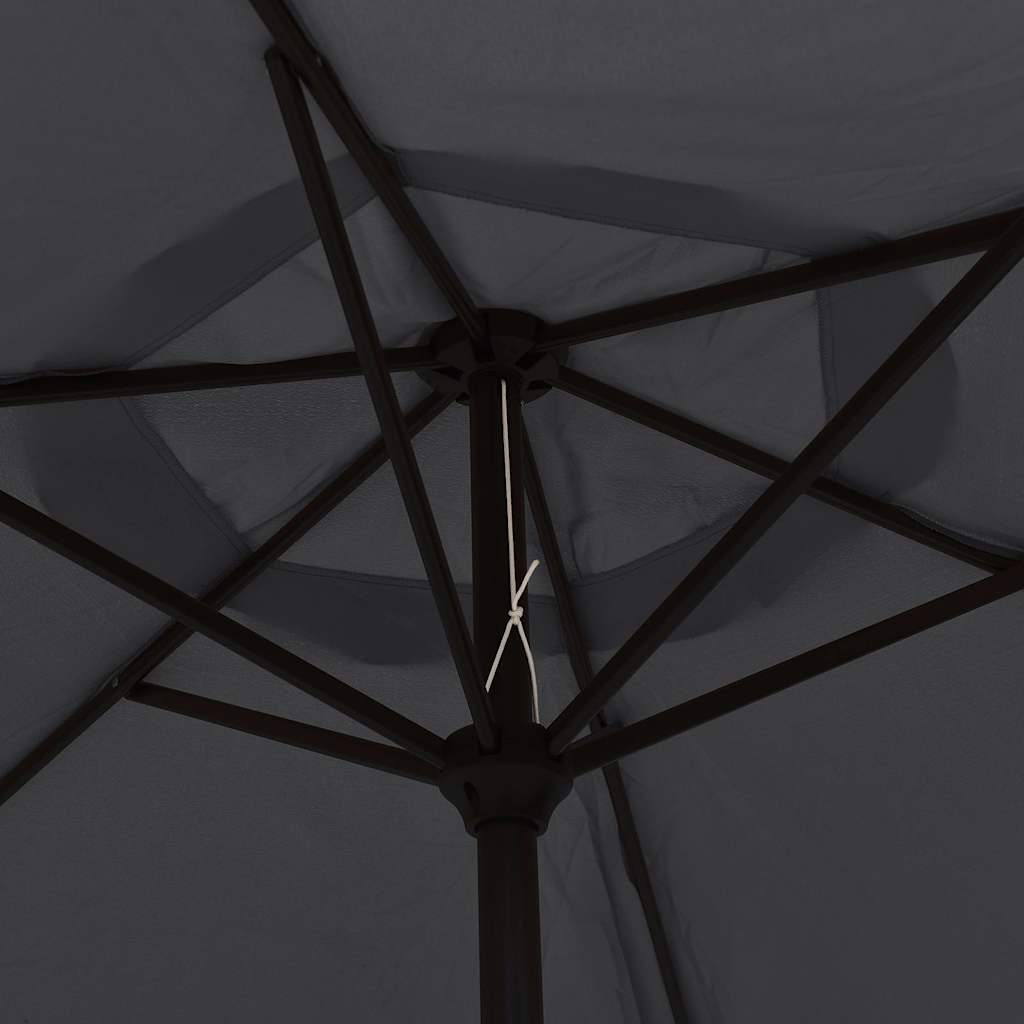 Garden Parasol Terracotta 3m Patio Umbrella Crank Tilt Outdoor Shade azure black