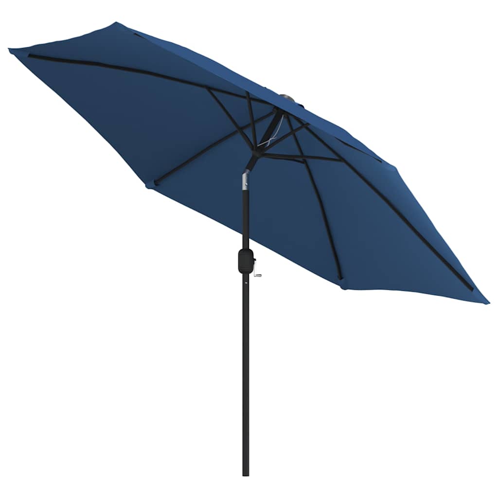 Garden Parasol Terracotta 3m Patio Umbrella Crank Tilt Outdoor Shade azure black