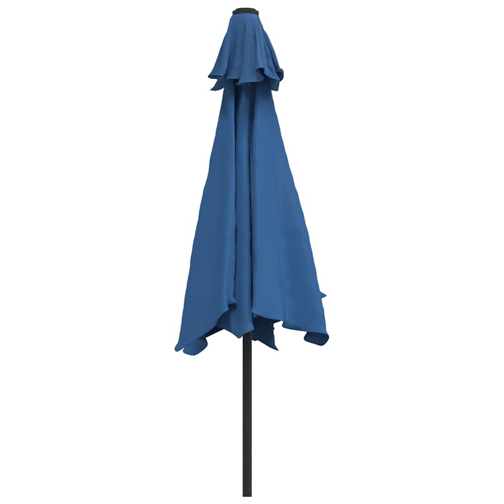 Garden Parasol Terracotta 3m Patio Umbrella Crank Tilt Outdoor Shade azure black