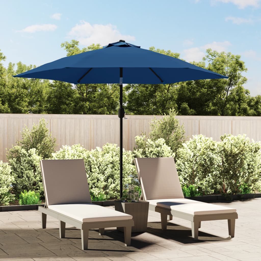 Garden Parasol With Metal Pole 300 Cm