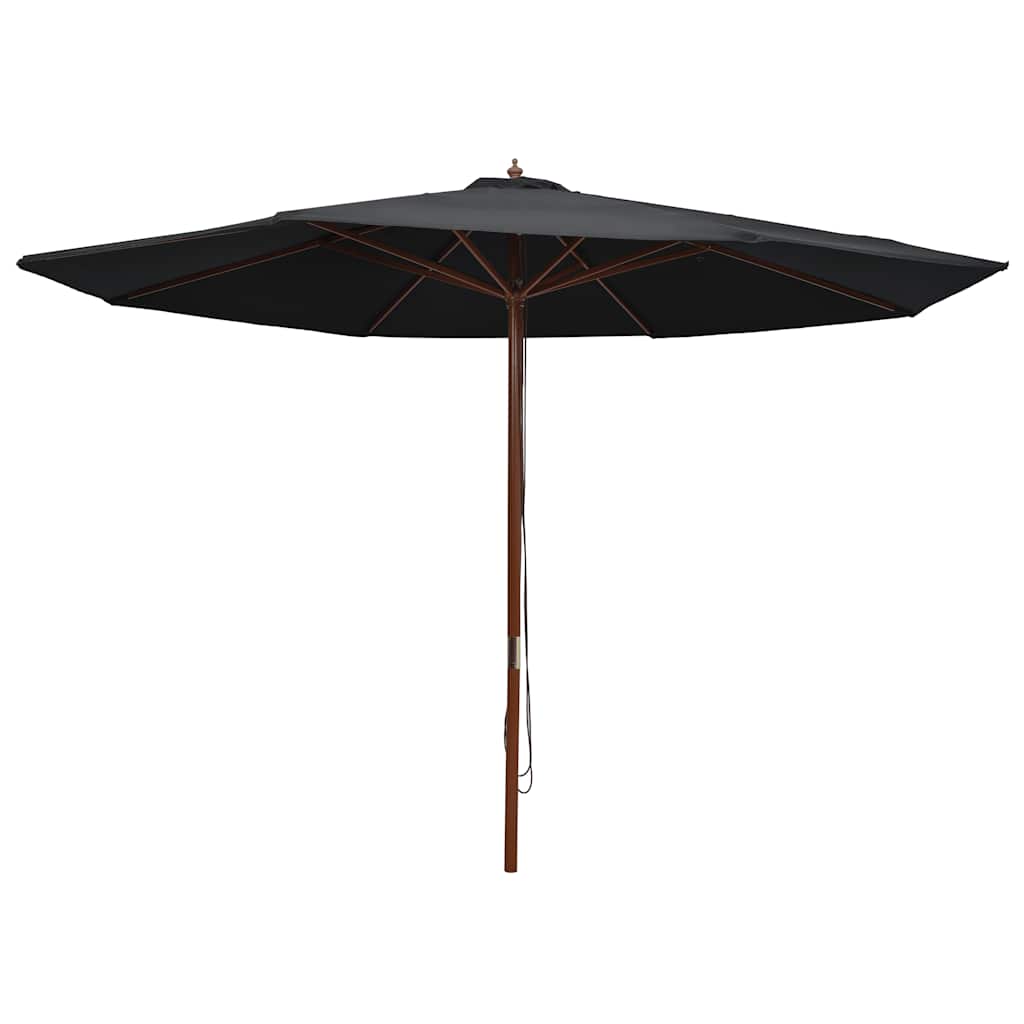 Garden Parasol With Wooden Pole 350 Cm