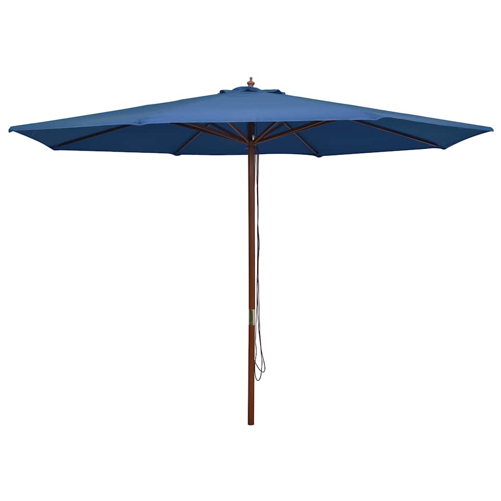 Garden Parasol With Wooden Pole 350 Cm