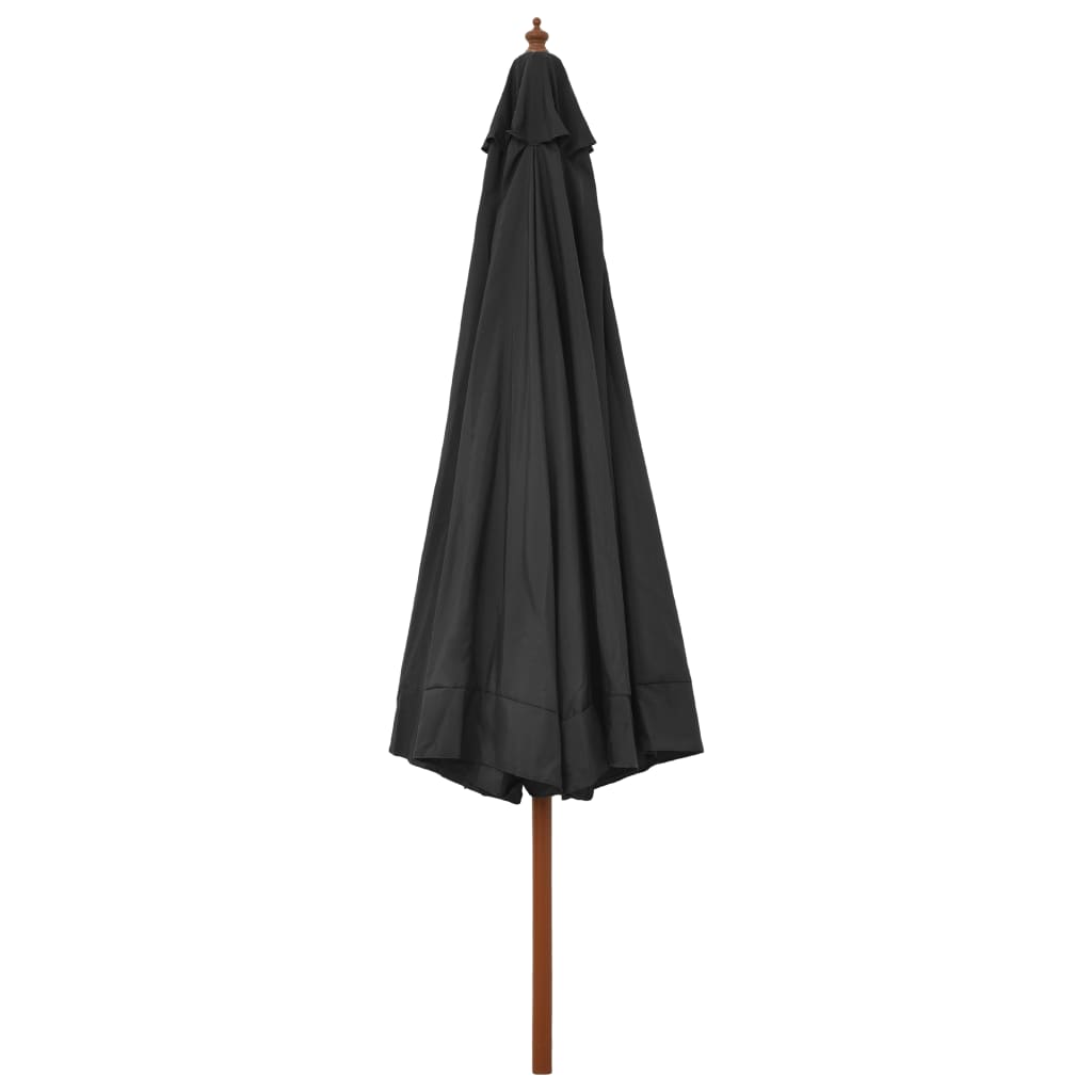 Garden Parasol With Wooden Pole 330 Cm