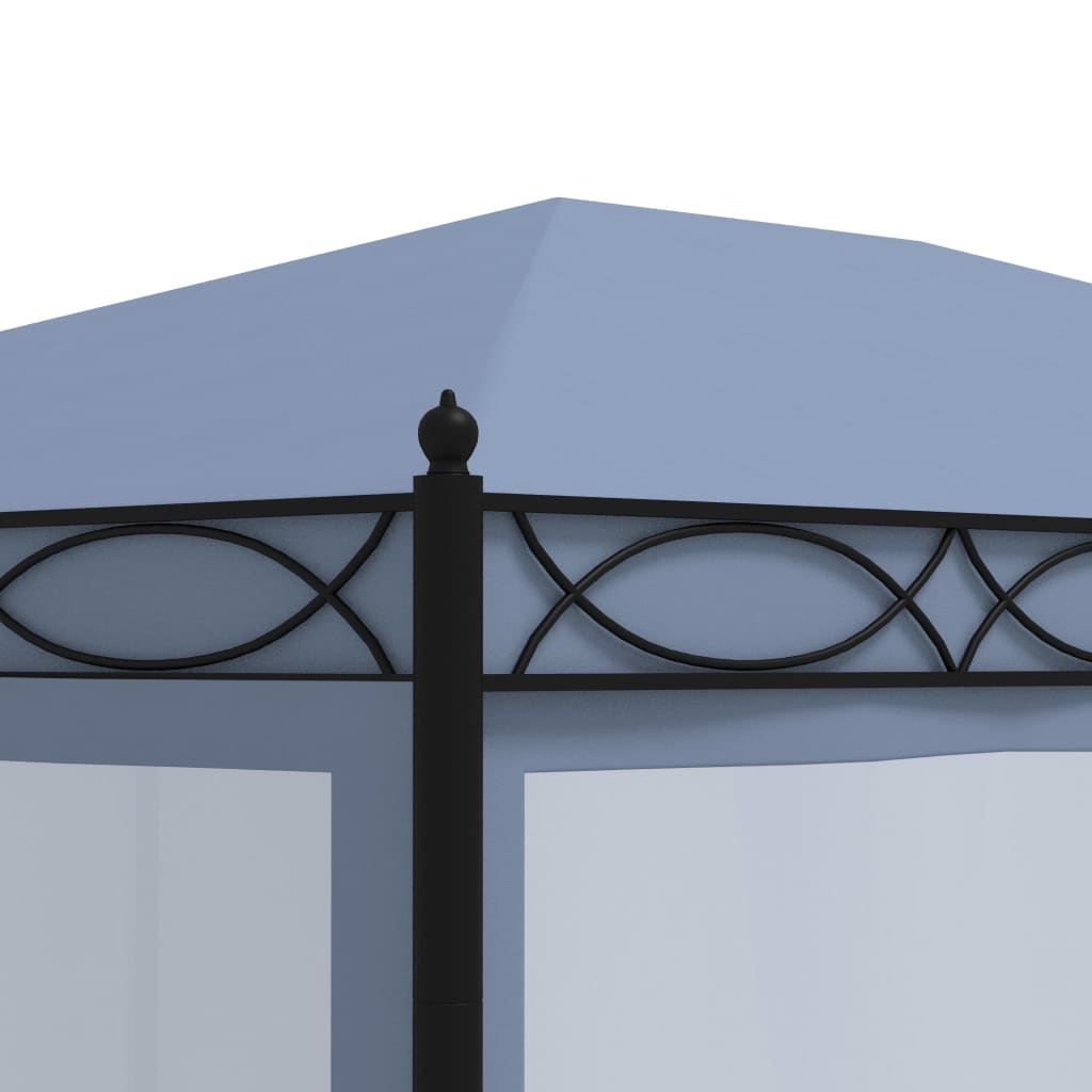 Gazebo With Mesh Screens 3X4 M Anthracite Steel