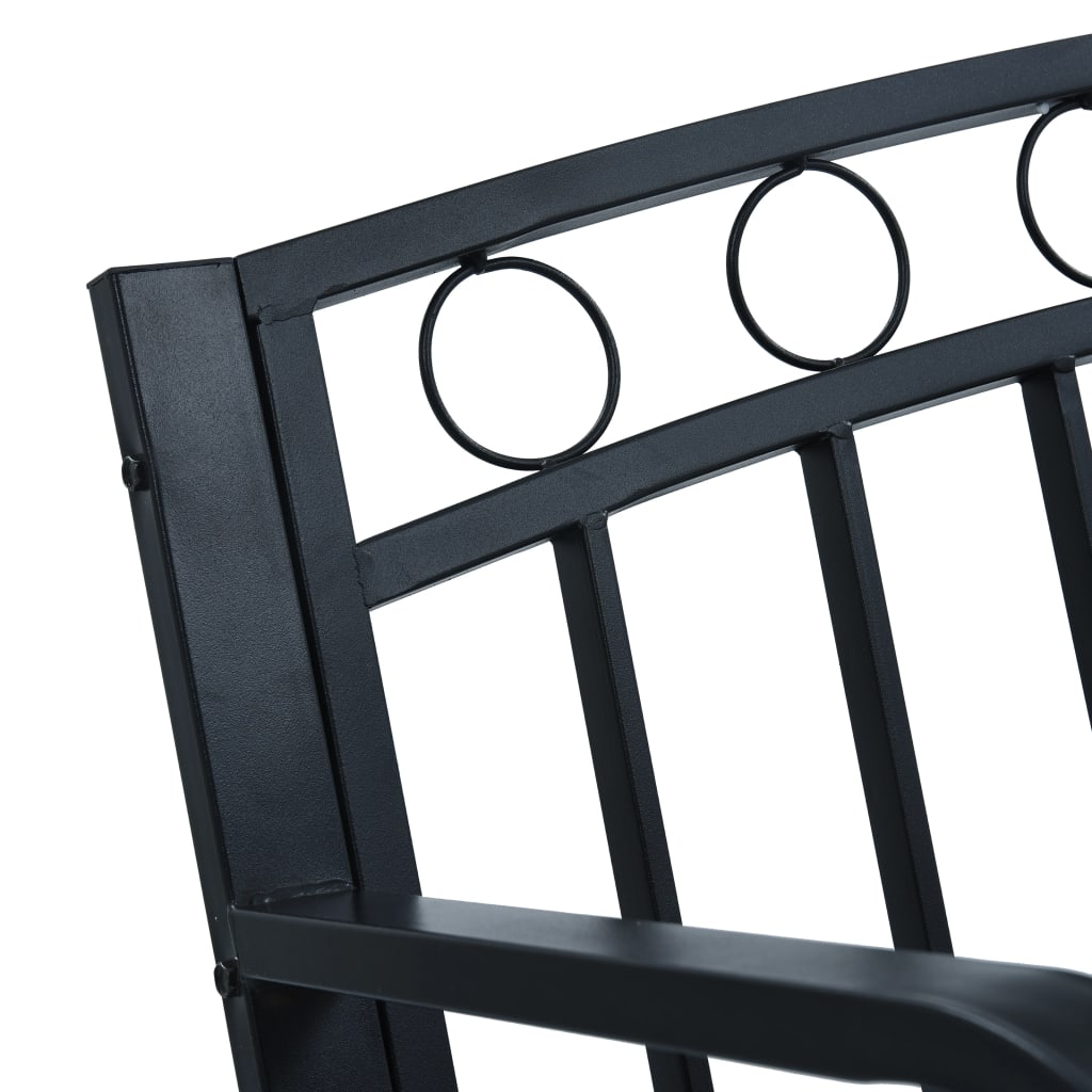 Garden Bench 125 Cm Steel