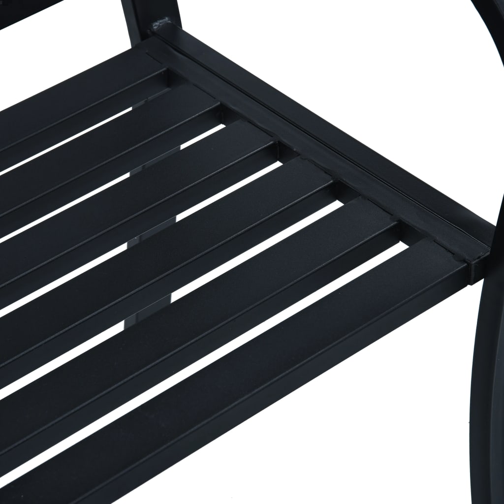 Garden Bench 125 Cm Steel