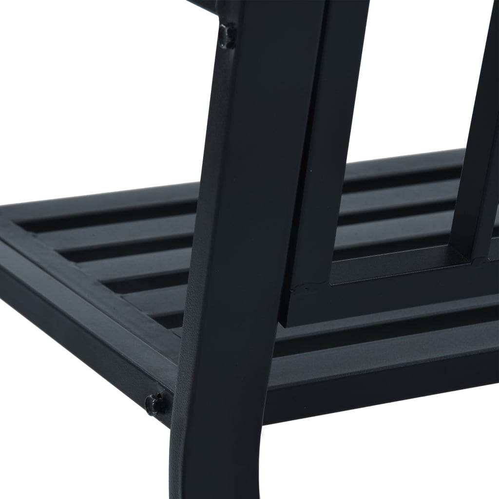Garden Bench 125 Cm Steel