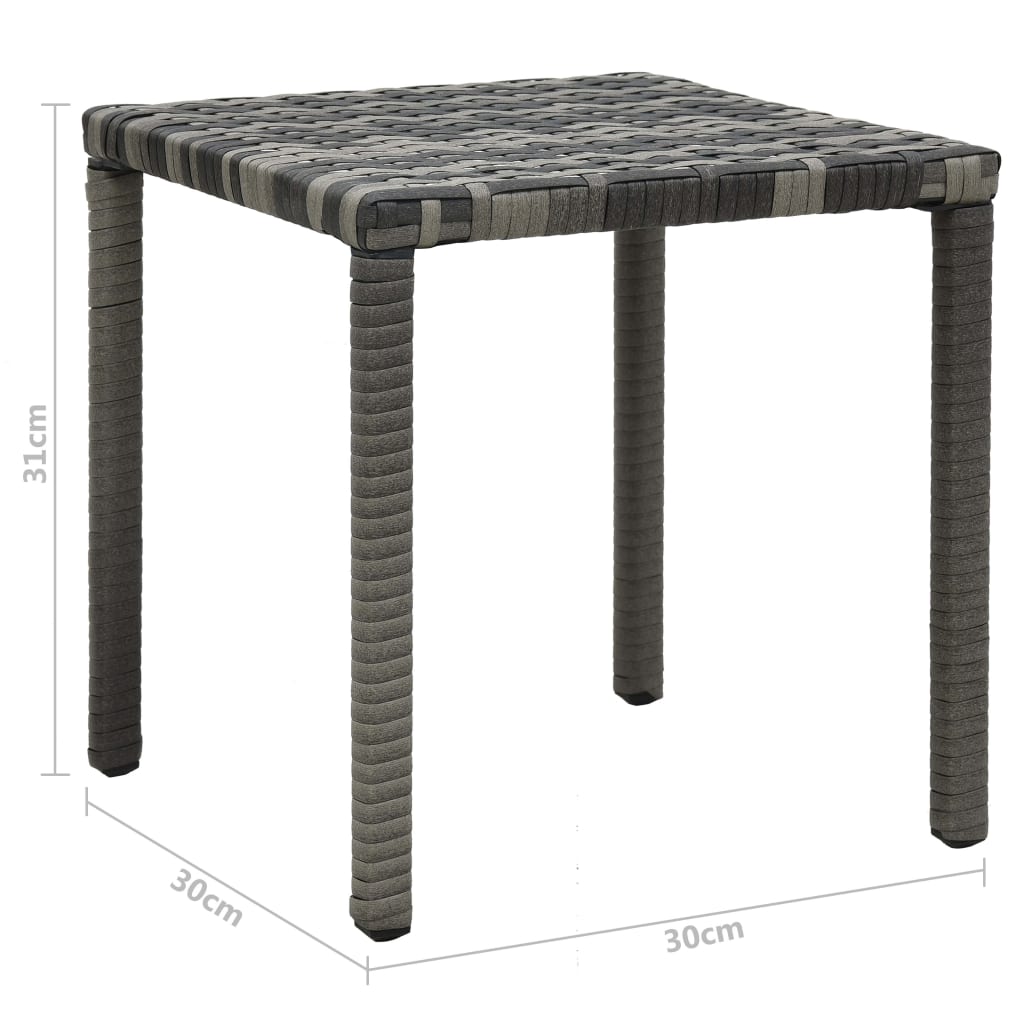 Sun Loungers With Table Poly Rattan