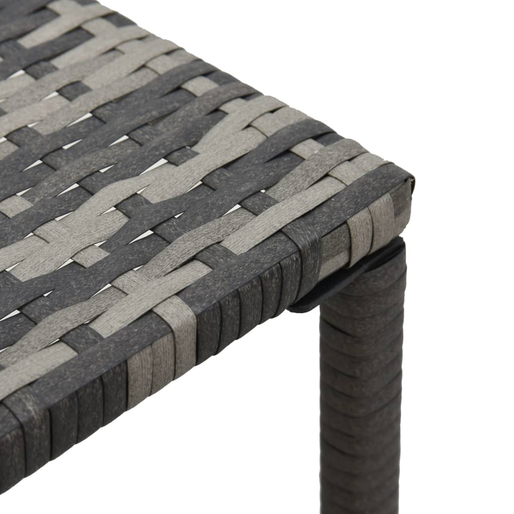 Sun Loungers With Table Poly Rattan
