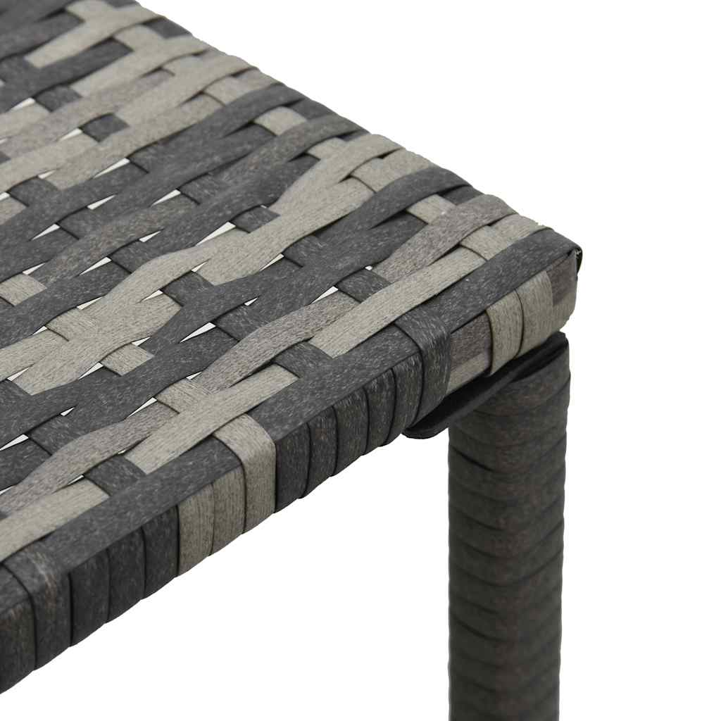 Sunloungers Poly Rattan Sun Loungers Table Garden Patio Recliner Bed Set 199.5 c
