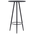 Dining Table Bar 60X107.5 Cm Mdf black oak white 60 x 107.5 cm (Diameter x H)