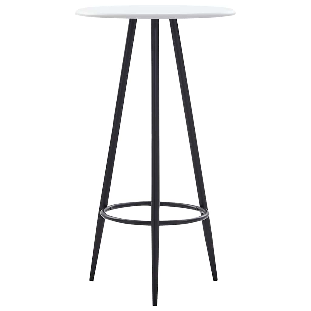 Dining Table Bar 60X107.5 Cm Mdf black oak white 60 x 107.5 cm (Diameter x H)