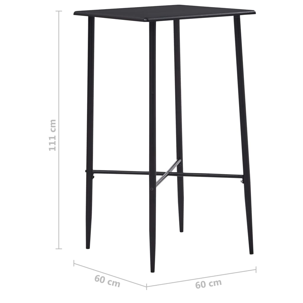 Bar Table 60X60X111 Cm Mdf