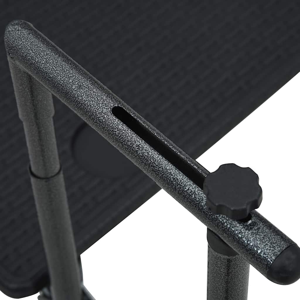 Outdoor Table Hanging Balcony 60X64X83.5 Cm Plastic Rattan Brown Black White 60