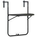 Hanging Balcony Table 60X64X83.5 Cm Plastic Rattan Look